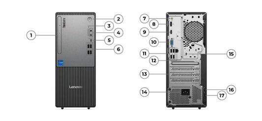 ThinkCentre Neo 50t Gen 5 desktop 12UDS00W00
