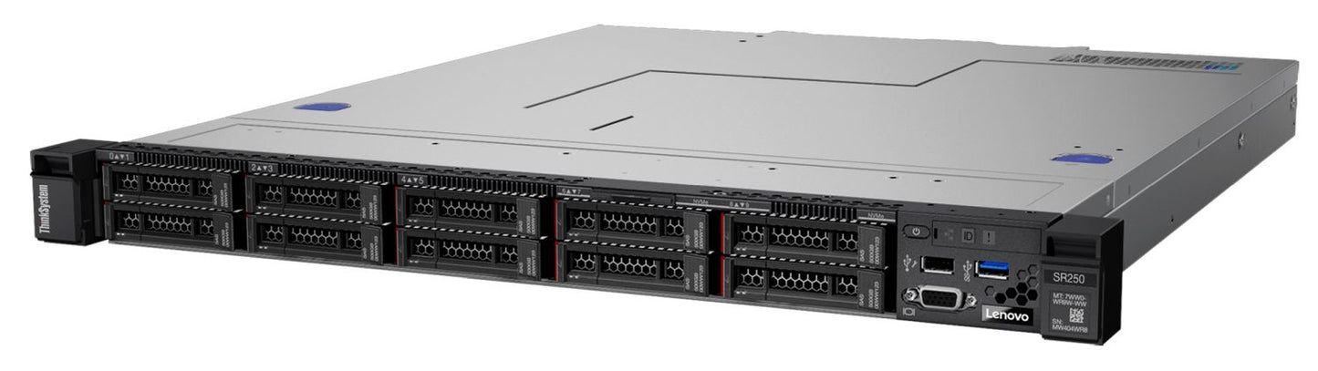 Lenovo Think System SR250 E-2414 Server part number 7Y73S01S00