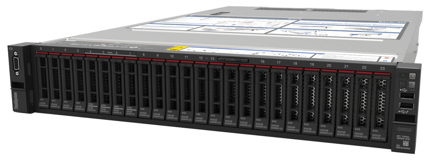 Lenovo ThinkSystem SR650 V3 with Intel Xeon Silver 4516Y Part Number 7D76A048SG