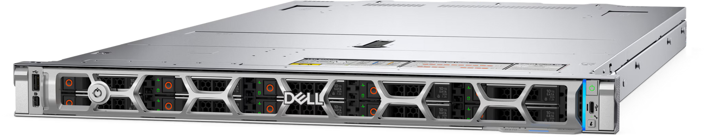 Dell PowerEdge R470 (16-Core) 1U Rack Server with Intel Xeon 6 Performance 6511P