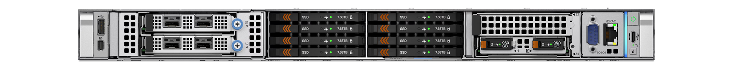 Dell PowerEdge R470 (16-Core) 1U Rack Server with Intel Xeon 6 Performance 6511P